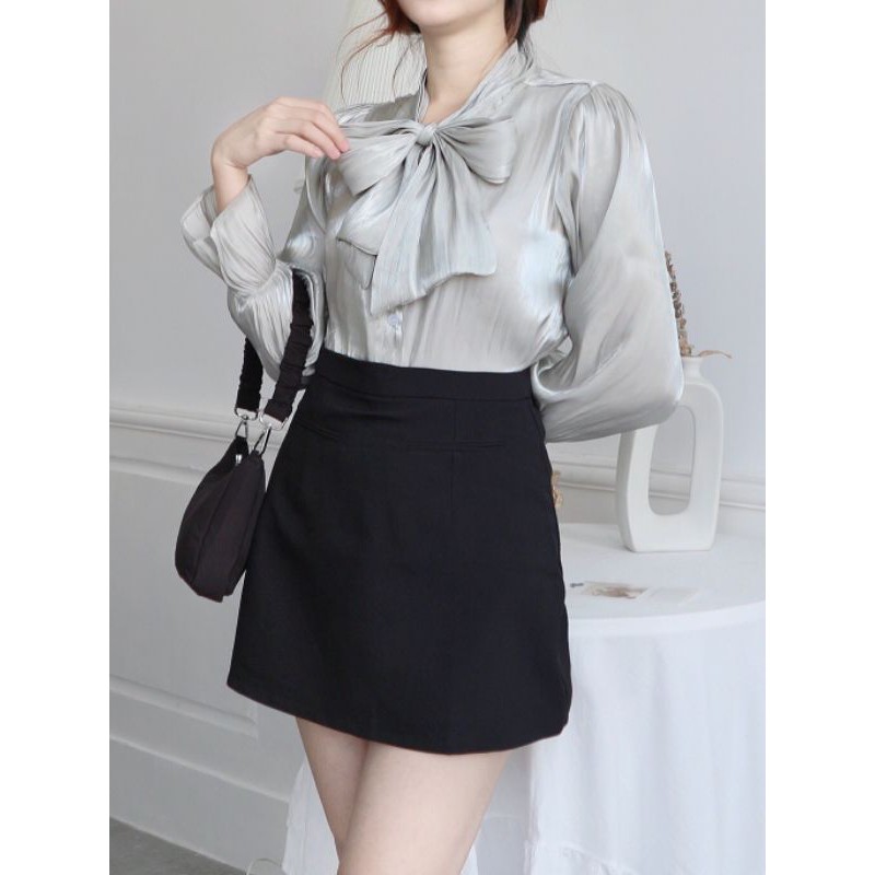 Váy quần Wonderhosue form chữ A hai túi trước đi làm công sở, dạo phố nữ tính - Titi skirt