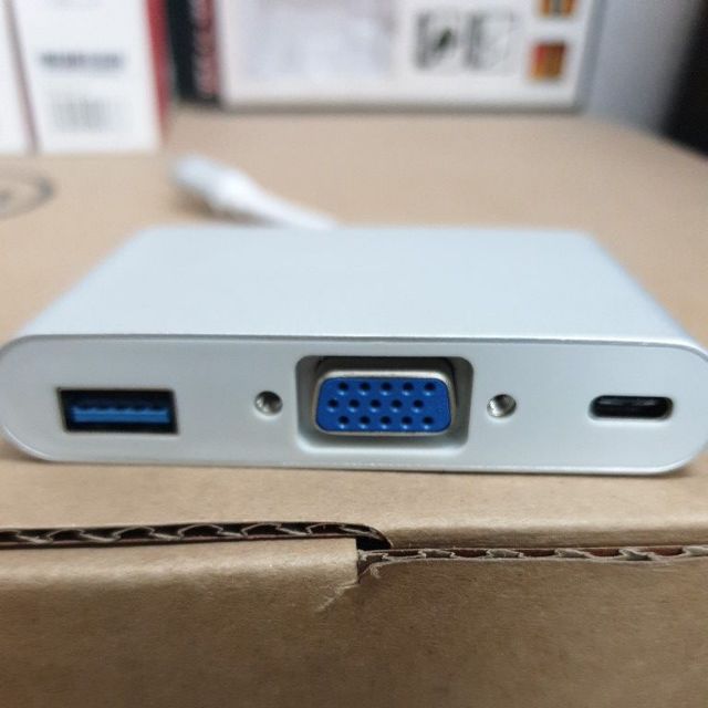 Cáp chuyển Type C sang Vga+ Usb3.0+ Type c