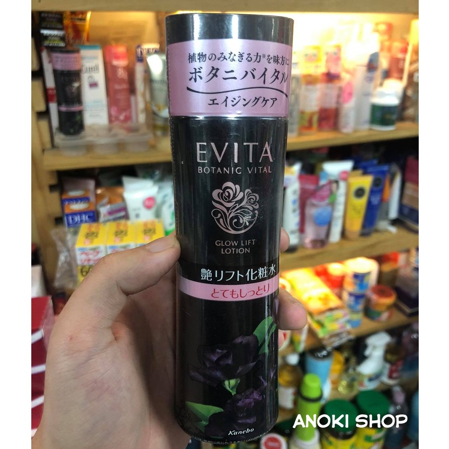 Nước hoa hồng chống lão hóa Evita Botanic Vital Glow Lift Lotion (180ml)