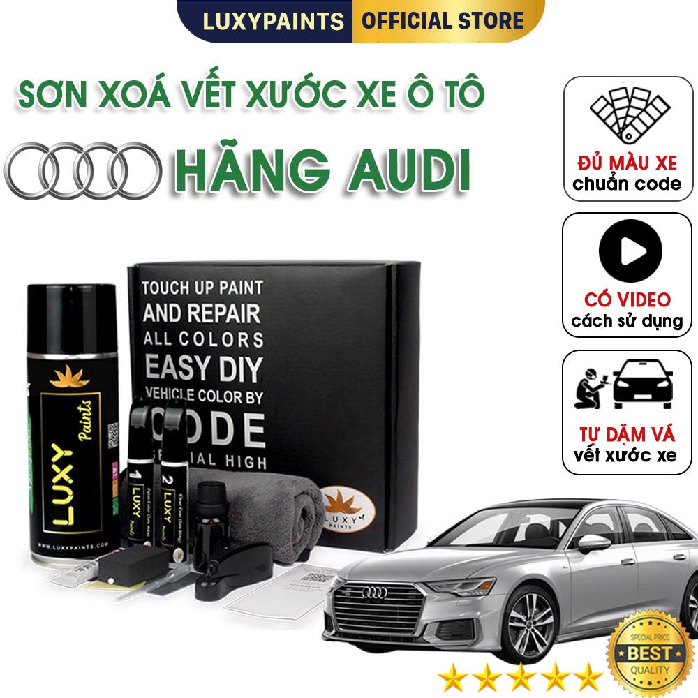 Sơn xóa vết xước xe ô tô Audi LUXYPAINTS, màu chuẩn theo Code dễ sử dụng độ bền cao - LP02AUSR