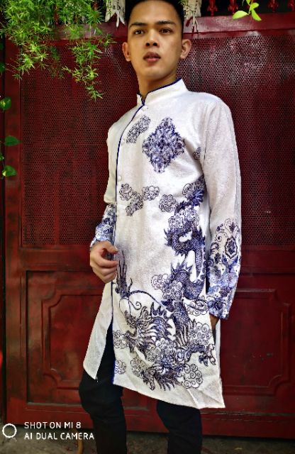 Áo dài cách tân nam