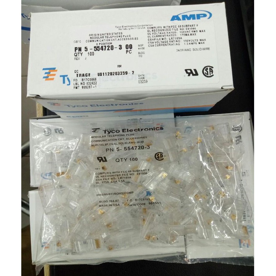 Hạt mạng AMP loại B - Loại Sịn- BẤM KHÔNG TRƯỢT PHÁT NÀO - SẴN HÀNG