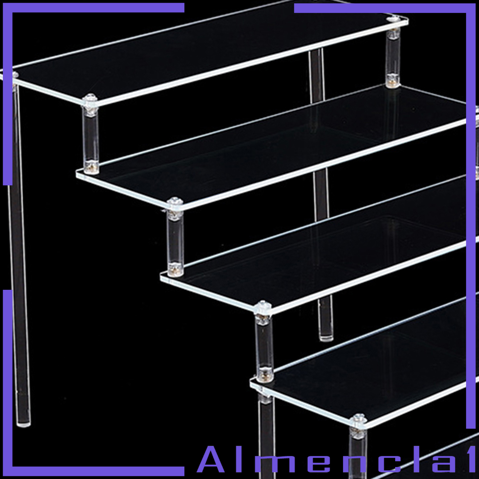 (Hàng Mới Về) Khay Acrylic Trong Suốt Trưng Bày Mỹ Phẩm 1 Ngăn Tiện Dụng