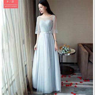 Đầm Maxi Dự Tiệc Tay Phồng