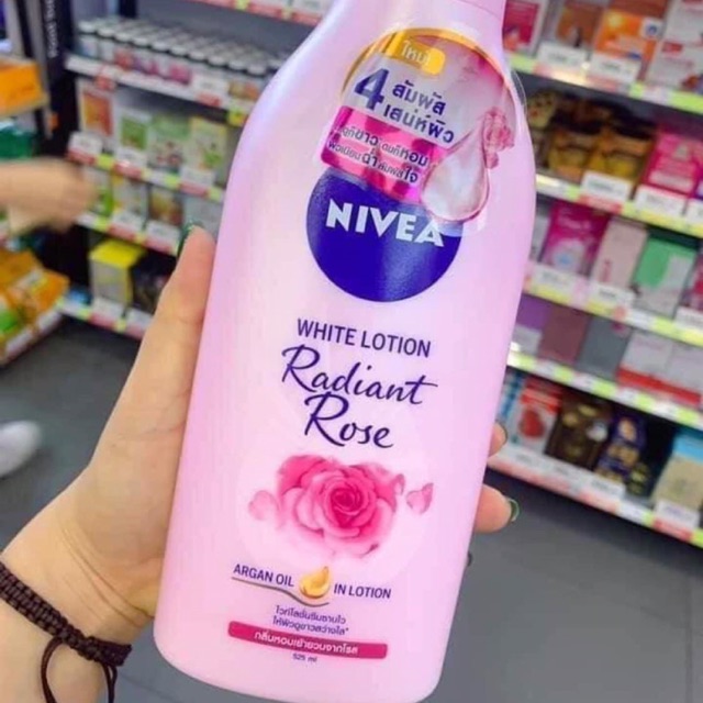 Dưỡng thể nước hoa Nivea Radiant Rose nội địa Thái chai lớn