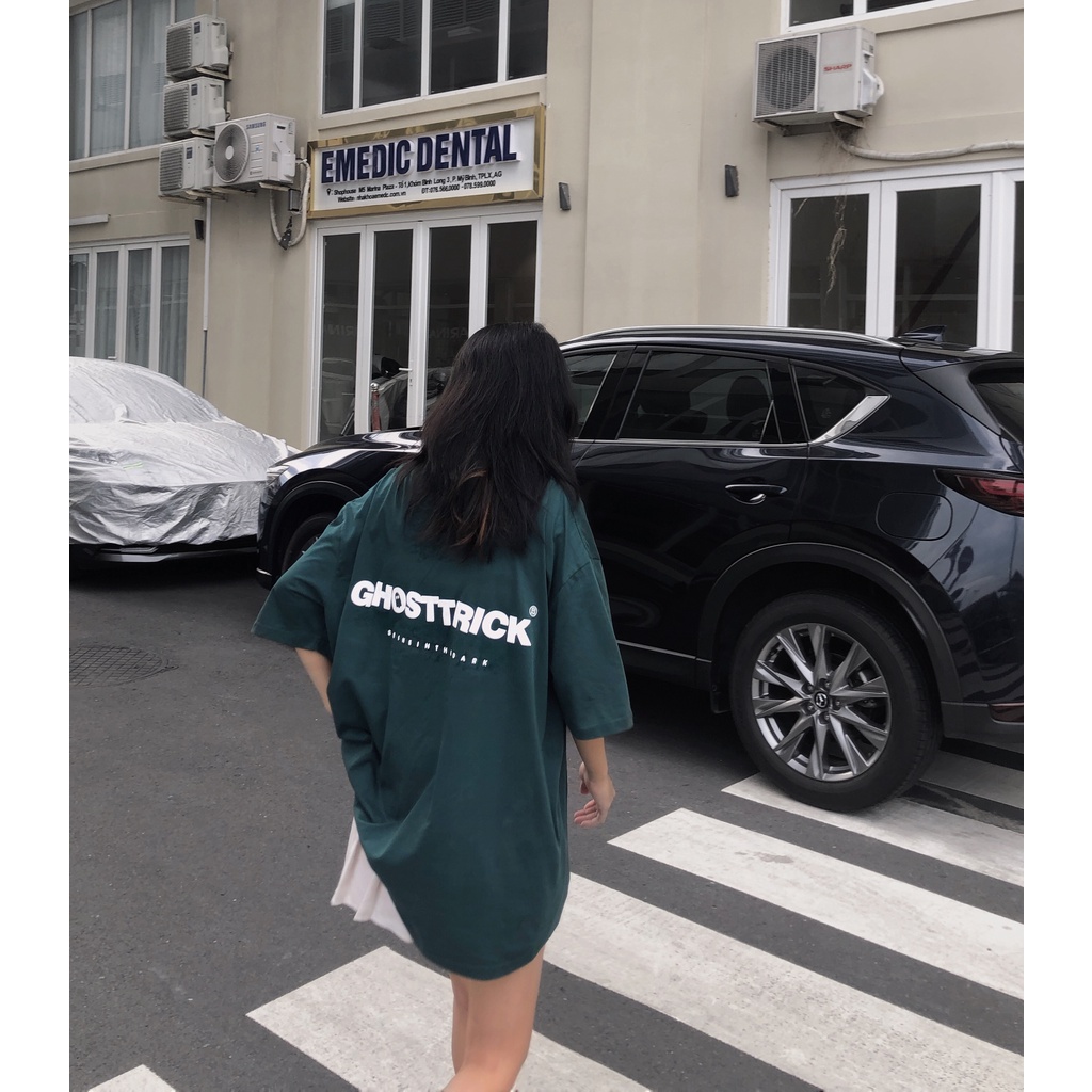 Áo thun GHOST TRICK Signature / in nổi - Local brand chính hãng