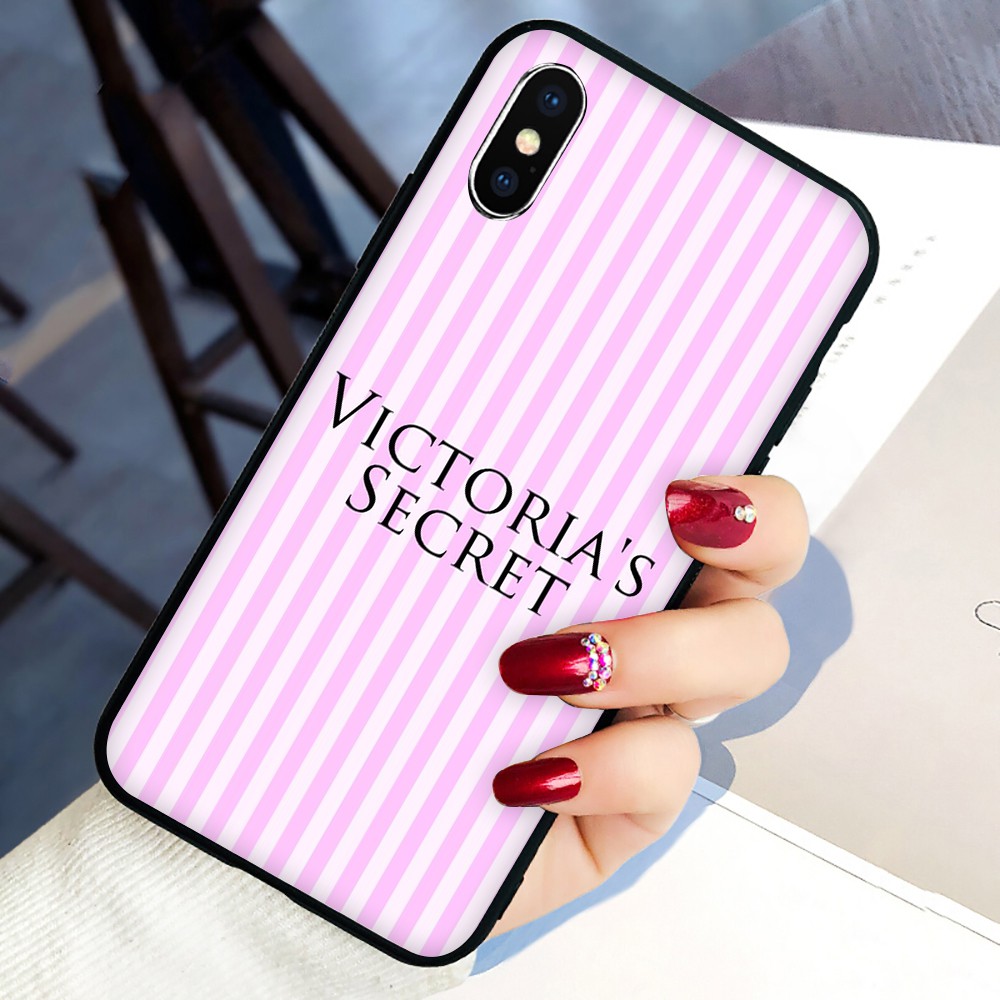 Victoria's Secret Soft Black TPU Silicone Phone Case for iphone 11 iPhone 11 Pro iPhone 11 Pro Max Anti-fall Back Cover