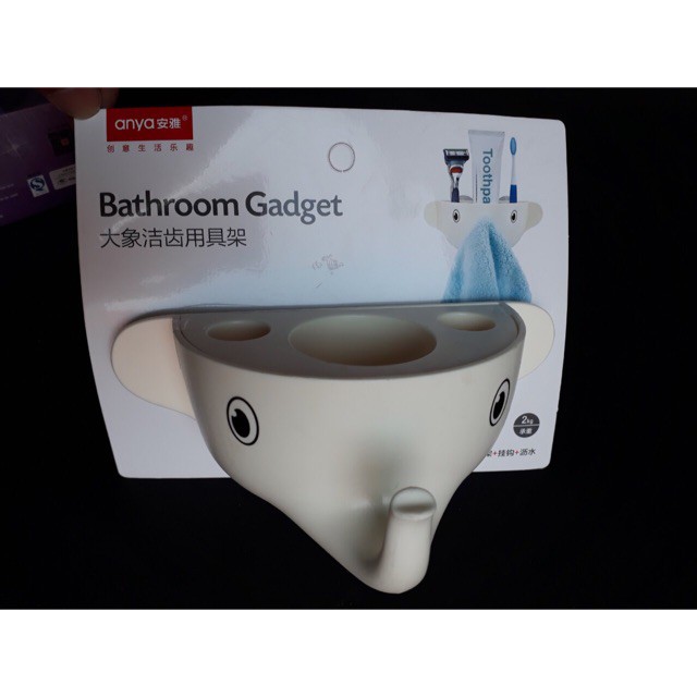 Cài bàn chải đánh răng hình con Voi