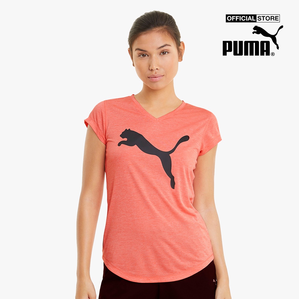 PUMA - Áo thun thể thao nữ Train Favorite Heather Cat-519526-24