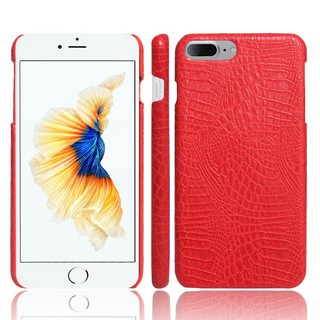 For iPhone 8 Plus Case Crocodile Pattern Skin Hard Cover