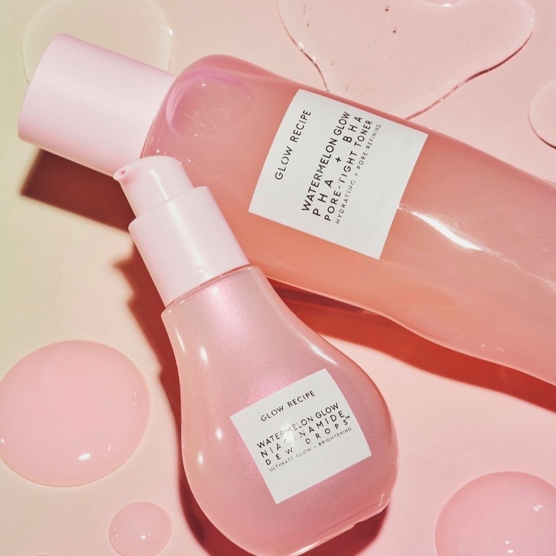 Nước hoa hồng chiết xuất dưa hấu Glow Recipe Watermelon Glow PHA BHA Pore-Tight Toner