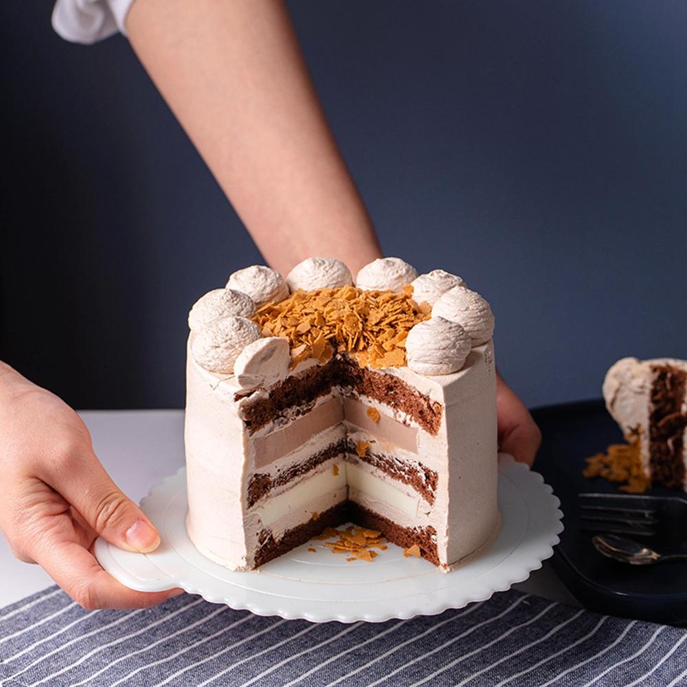 Khay Nhựa 4 / 6 / 8 / 10inch Đựng Bánh Kem Trang Trí Tiệc Cưới