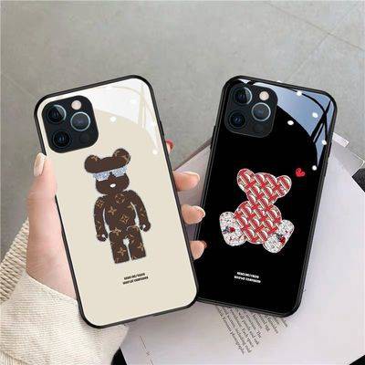 Vỏ điện thoại di động ban đầu bảo vệ kính sang trọng trí thun ngắn tay