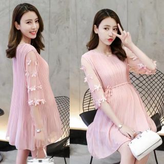 Váy bầu xếp li