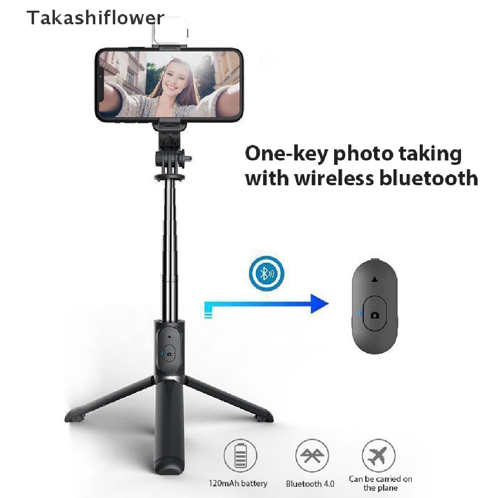 Gậy Tự Sướng Bluetooth 6 Trong 1 Có Đèn