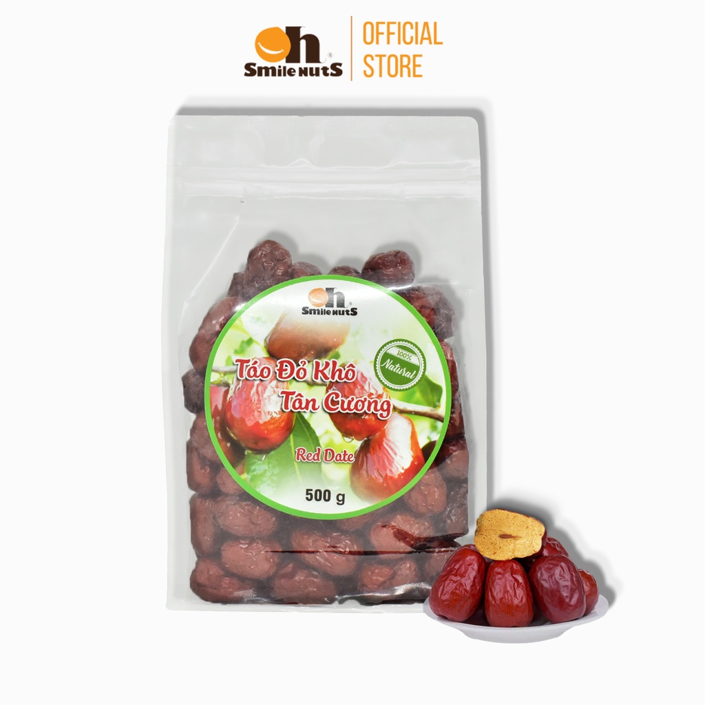 Táo Đỏ Khô Smile Nuts - Khối Lượng 1kg/500g/250g/260g/125g/150gr/110g