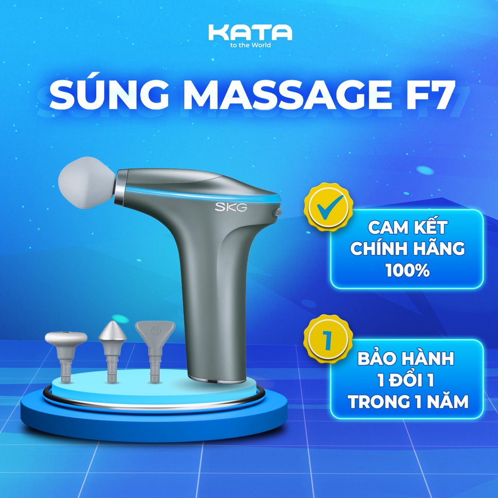 Súng massage SKG F7 giúp giãn cơ giảm đau - hàng chính hãng | KATA TECHNOLOGY