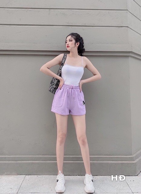 [Mã FAMAYWA giảm 10K đơn 50K] Quần đùi nữ chuột mk Freesize dưới 55kg- Carotshop | BigBuy360 - bigbuy360.vn