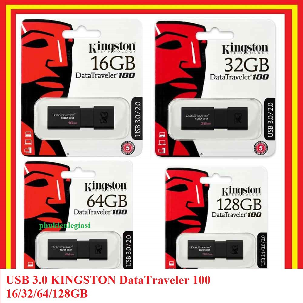 usb 3.0 kingston DataTraveler 8gb 16gb 32gb 64gb-Bảo hành 12 tháng