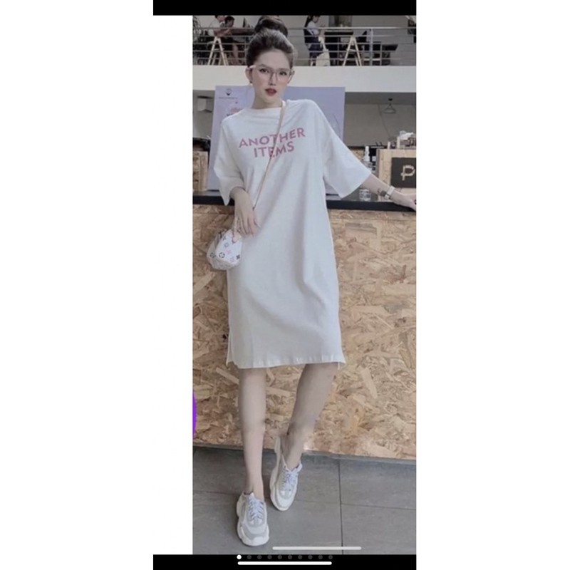 Đầm Suông Form Rộng in Chữ Another Full Màu, HÀNG CAO CẤP BAO SANG CHẢNH | BigBuy360 - bigbuy360.vn