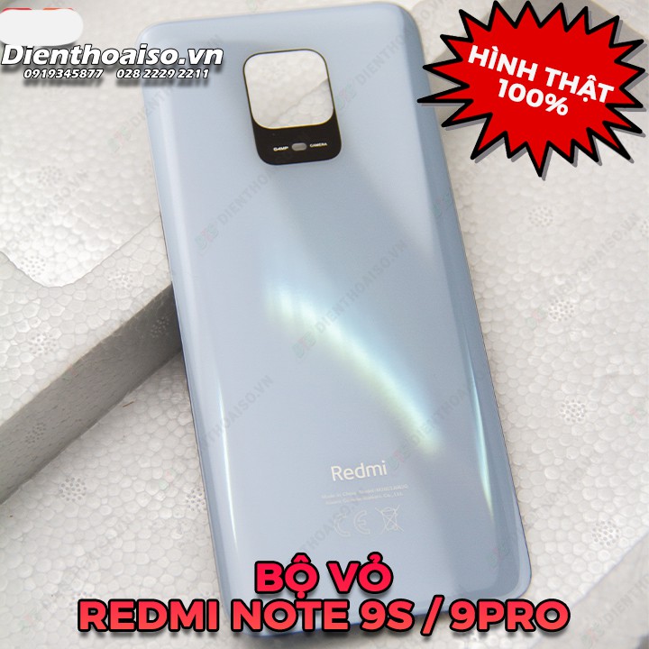 Nắp lưng xiaomi Redmi note 9s / Note 9pro