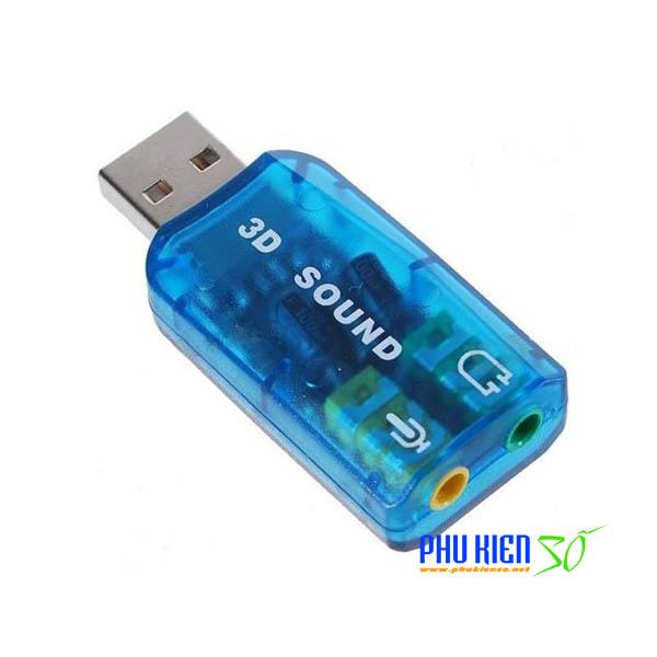 Card chuyển USB ra Sound (Card âm thanh USB dùng cho máy tính)