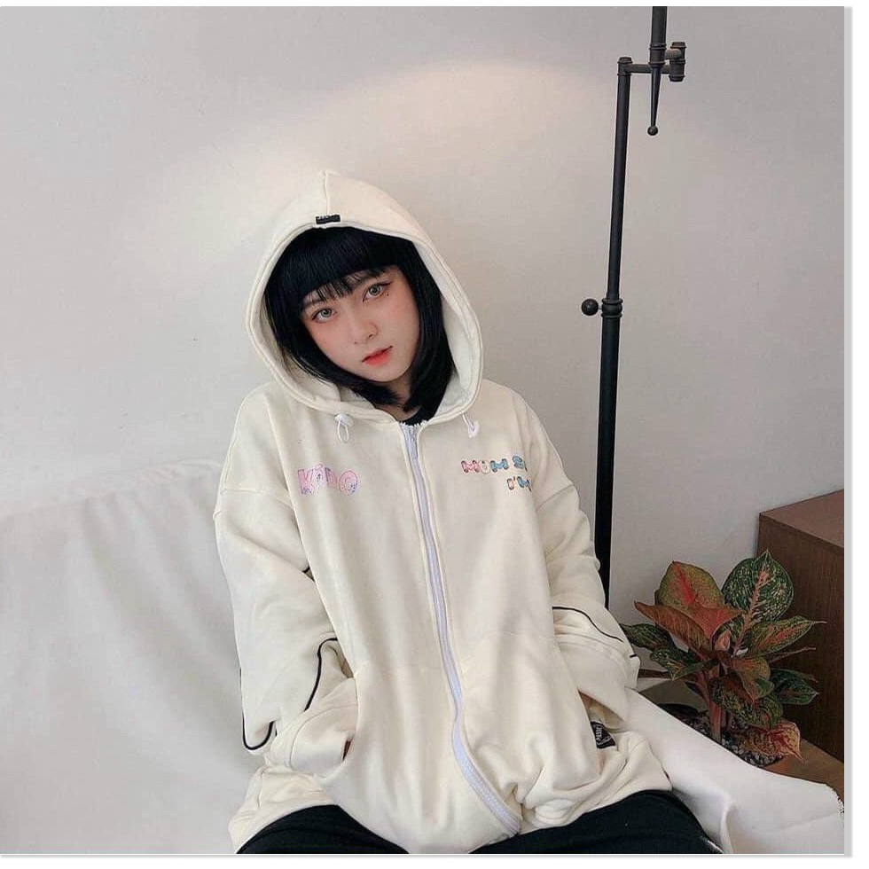 Áo nỉ dây kéo cực đẹp dành cho các bạn nữ KME FASHION