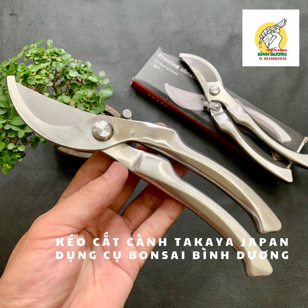 KÉO CẮT CÀNH TAKAYA JAPAN  - KÉO CẮT CÀNH CÂY CẢNH BONSAI TAKAYA JAPAN