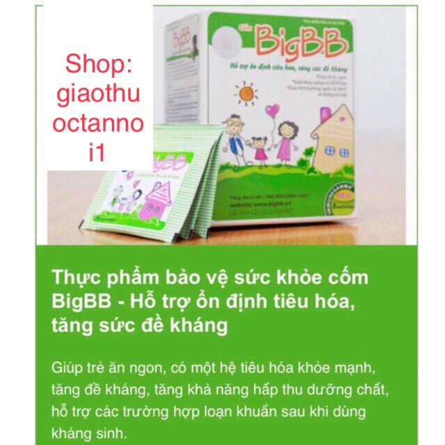 Cốm bigbb  (ổn định tiêu hoá, tăng sức đề kháng)