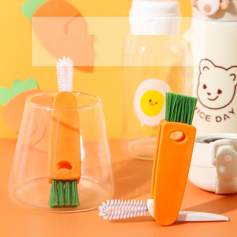 Bàn chải làm sạch rãnh khe 3 trong 1 đa năng gấp được