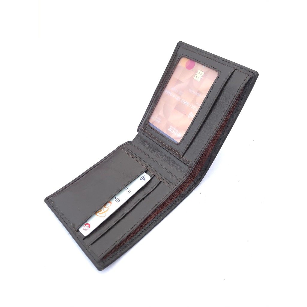 Ví Nam Da Bò Thật 100% Đốt Không Cháy (Ví Ngang) | BigBuy360 - bigbuy360.vn