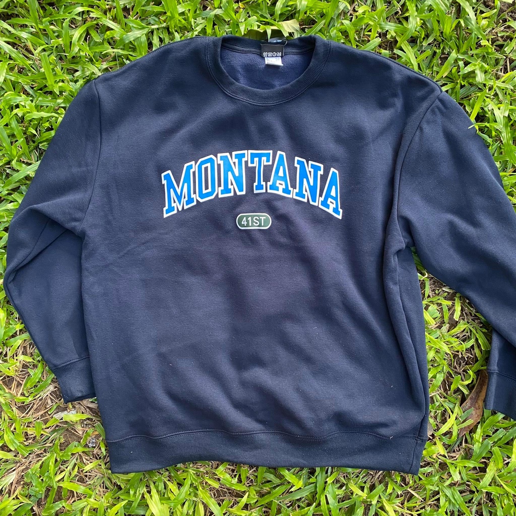 [IB ĐỂ ĐƯỢC TƯ VẤN SIZE CHUẨN] Áo Sweater nỉ bông Montana dáng unisex | BigBuy360 - bigbuy360.vn