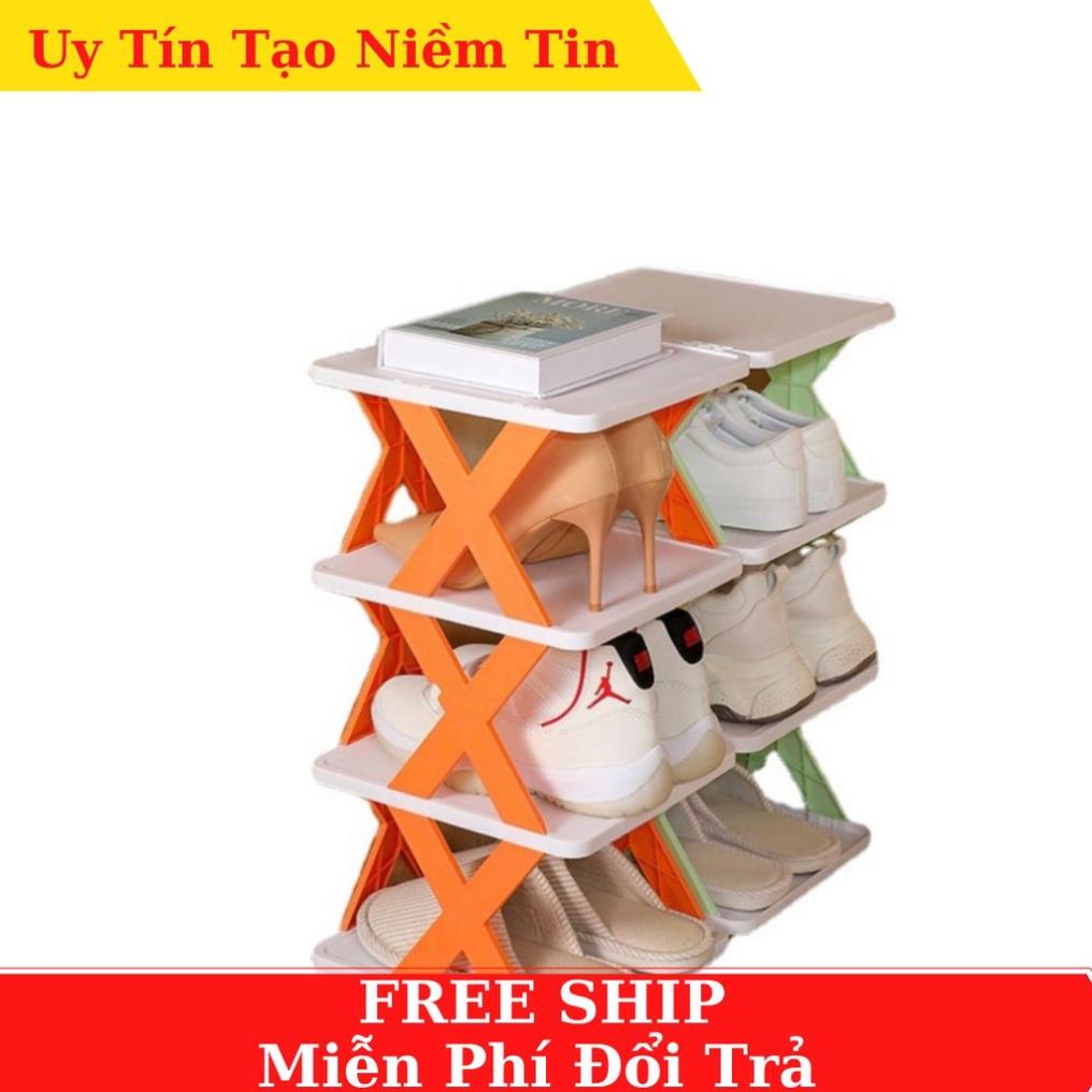 Kệ để giày dép, để đồ chữ X bằng nhựa, xếp nhiều tầng ,mẫu mới nhất, đa năng hiện đại