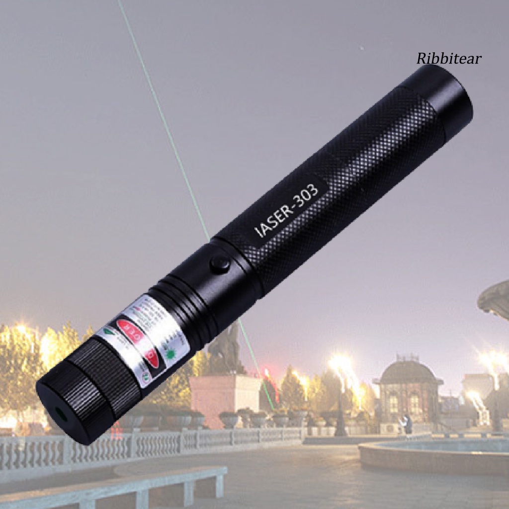 Đèn pin chiếu tia laser 303 màu xanh lá bằng hợp kim nhôm