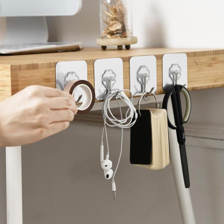 Móc treo dán tường đa năng, siêu dính, khả năng bám cực chắc, chịu tải cao