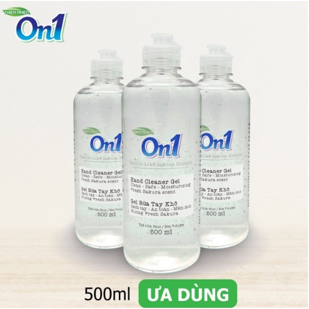 Gel rửa tay khô sạch khuẩn On1 500 ml hương Fresh Sakura