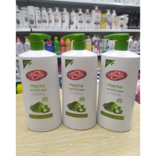 Sữa tắm Lifebuoy matcha khổ qua chai 830g
