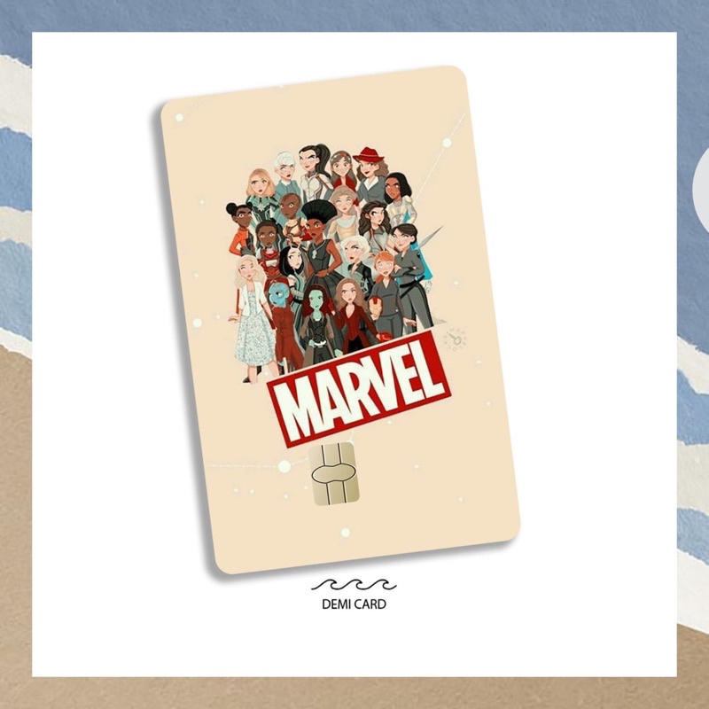 Miếng Dán Thẻ Ngân Hàng Marvel -