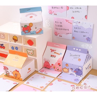 Hộp sữa giấy note 😍😍