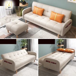 Ghế sofa giường phòng khách hgb-19, sofa bed đa năng thông minh chất êm ái cao cấp tặng kèm bàn tròn