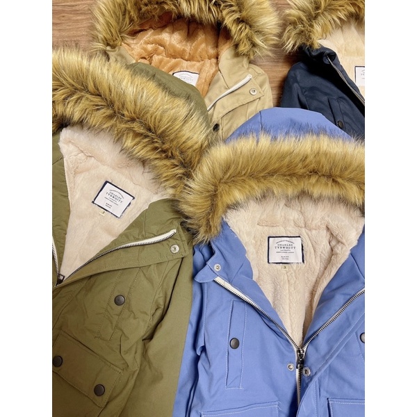 Áo parka lót lông bt VNXk 2-6 tuổi