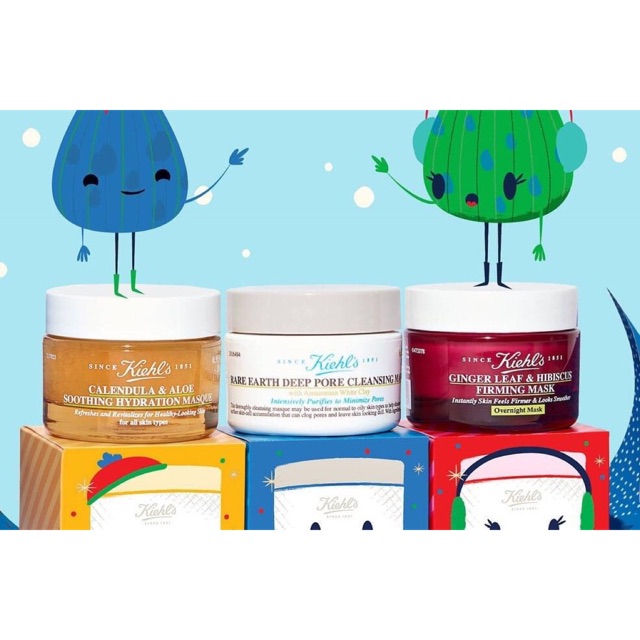 [Kiehl’s] SET MẶT NẠ Kiehl’s Merry Masking Limited Edition