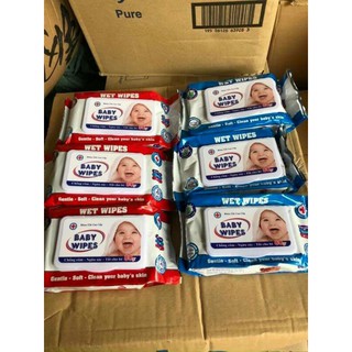 Khăn ướt rẻ baby gói 80tờ.
