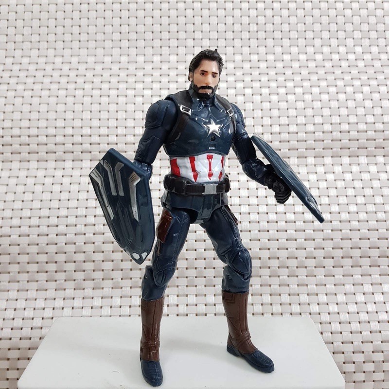 Captain america đội trưởng mỹ marvel mô hình siêu anh hùng