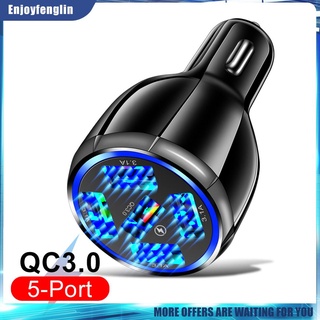 Củ sạc nhanh 5 cổng usb qc3.0 3.1a cho điện thoại di động