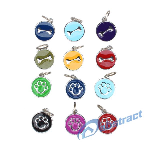 AB Anti-Lost Personal Pet ID Tag Dog Tags Stainless Steel Pet Tags