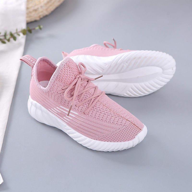 [MỚI] Giày thể thao/sneakers nữ chất êm, nhẹ màu hồng nữ tính