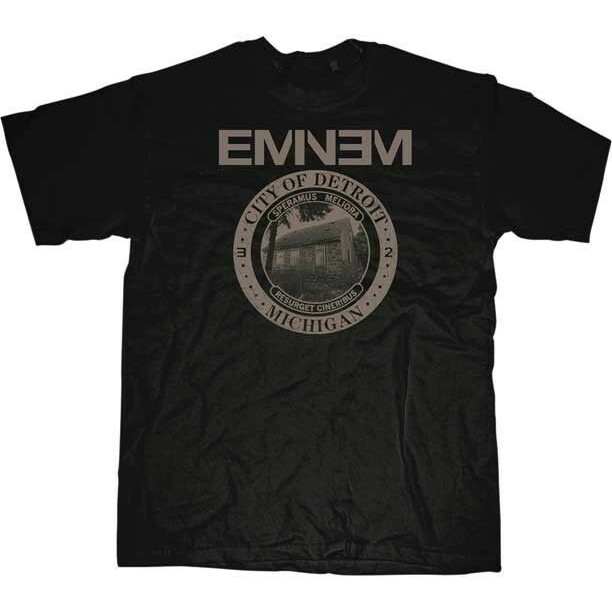 Áo Thun Nam In Hình Nhóm Nhạc Rock Eminem Detroit 2021