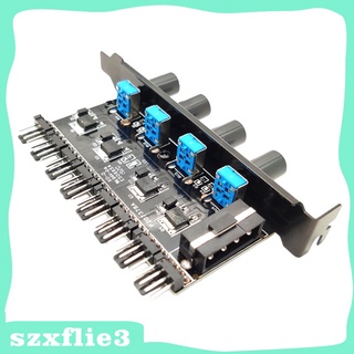 Bộ Điều Chỉnh Tốc Độ Quạt PC 12V 3 8 Chiều 4 Pin 3 Pin