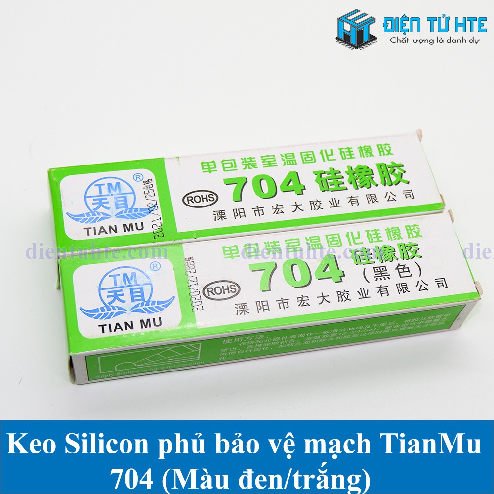 Keo Silicon bảo vệ mạch Tian Mu 704 chống ẩm, dán dính